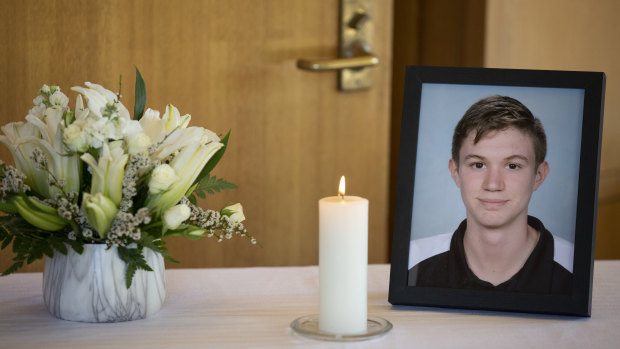 Funeral of Campbell High student Adriaan Roodt. 