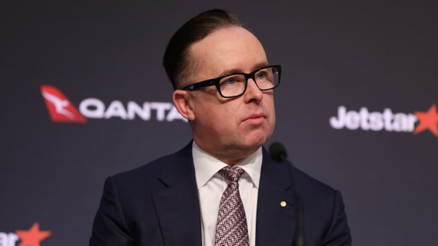Qantas chief executive Alan Joyce has warned staff may be stood down if lockdowns continue for too long.