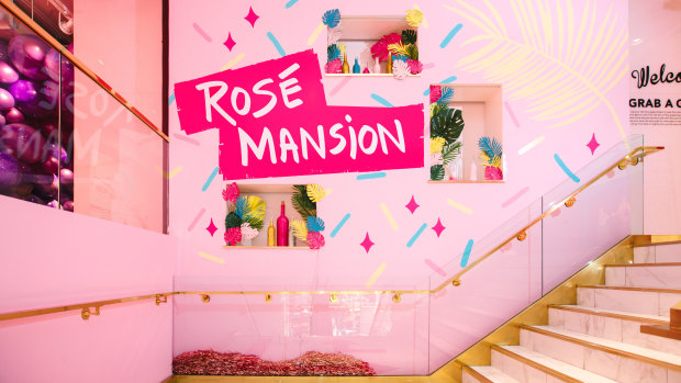 The Rosé Mansion in mid-town Manhattan. 