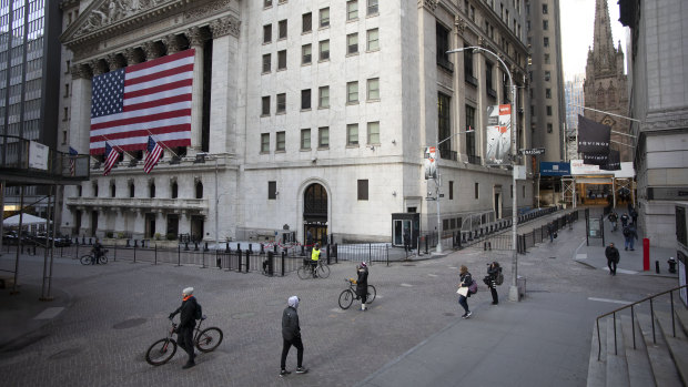 Wall Street went to all-electronic trading on Monday as trading floors were closed.