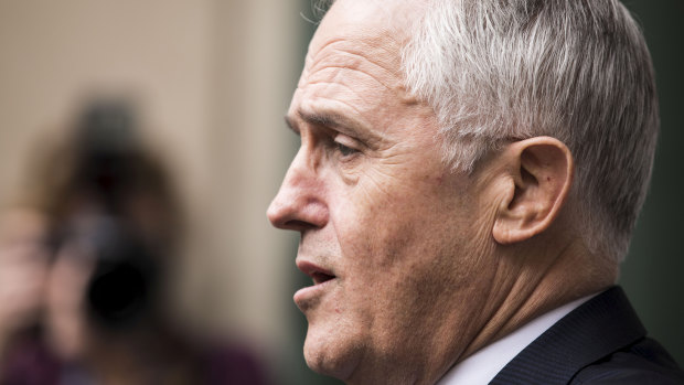 MPs need to be accountable: Prime Minister Malcolm Turnbull tells the media he wants to see a petition with Liberal MPs' names before calling a party room meeting.