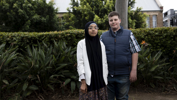 Regional Youth Taskforce members Khawlah Albaf, from Young, and Ben Johnstone, from Balranald.