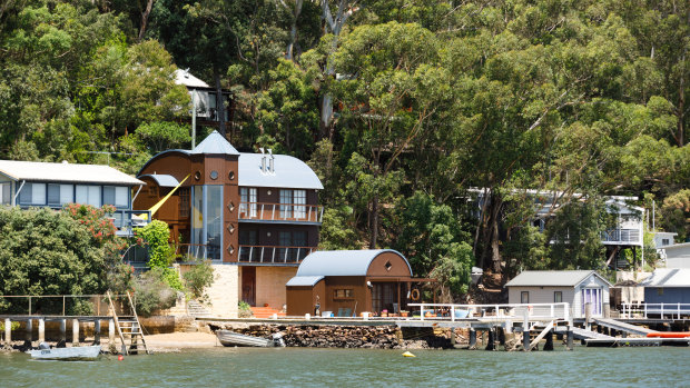 Dangar Island, where some of the locals are cooking up a storm. 