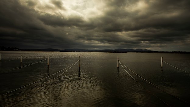 Mallacoota was forced to rely on tourism  after its abalone processing facility burnt down in the New Year's fires. Boat ropes at the Mallacoota foreshore.
