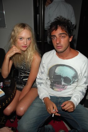 Model Gemma Ward and Andrew Valmorbida in New York in 2007.