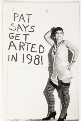 Pat Larter in a still from Get Arted, in 1981.