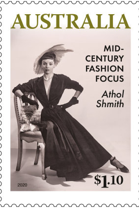 Patricia "Bambi" Tuckwell in Athol Shmith's photograph on the new stamp.