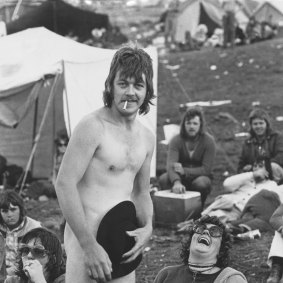 Clothes were optional at the 1975 Sunbury Pop Festival.