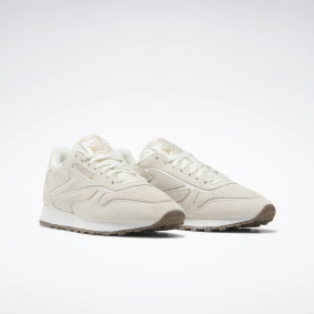 These classic Reebok sneakers are her preferred shoes for day-to-day activities.
