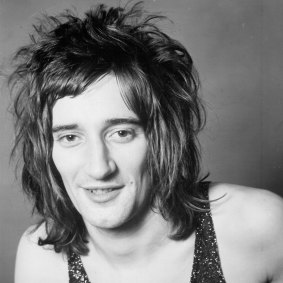 Rod Stewart in 1971, the year he wrote ‘Maggie May’ and stayed at Marden Hill.