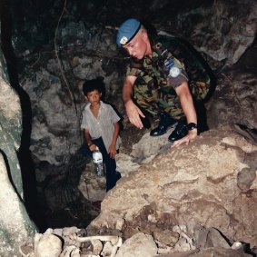 Andrew Turley in Cambodia in 1992.