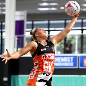 Matilda McDonell has been juggling study and living in the Super Netball hub.