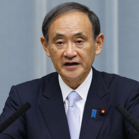 "Not true": Chief Cabinet Secretary Yoshihide Suga.