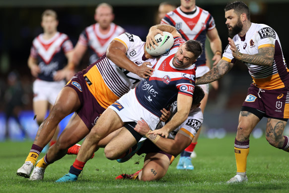 The Sydney Roosters will take on the Brisbane Broncos in one of two opening-round games in Las Vegas,