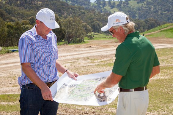 David Evans and Norman, pictured in 2017, realised their dream for Cathedral.