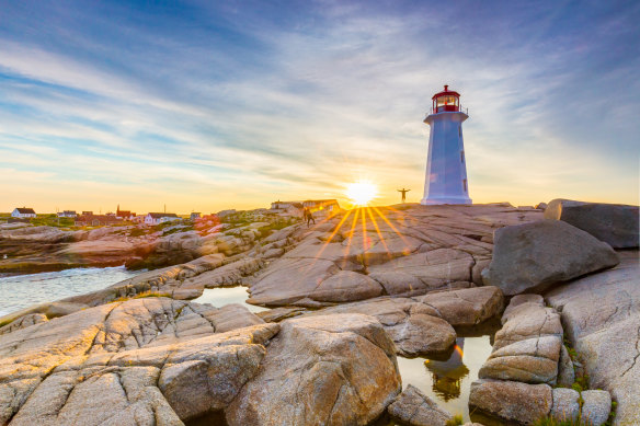 Peggy’s Point lighthouse at Peggy’s Cove.