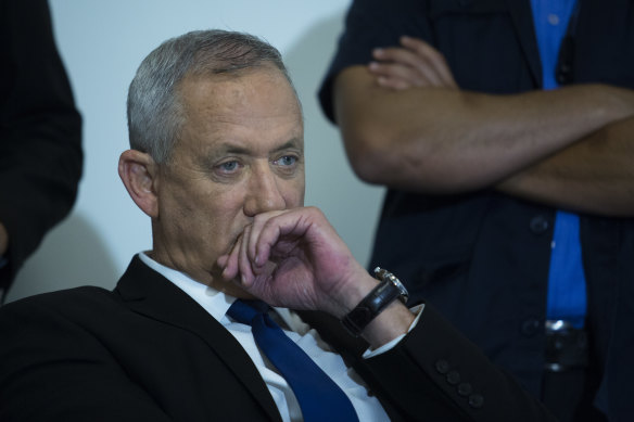 Benny Gantz's Blue and White party has one more seat than Likud.
