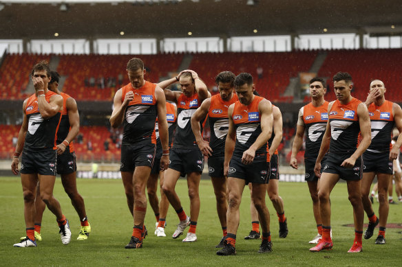 The Giants fell by eight points in an opening-round thriller which will do little to silence critics of the AFL’s newest club.