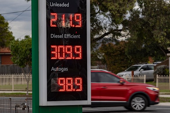 Petrol has been above $2 a litre for more than six weeks.