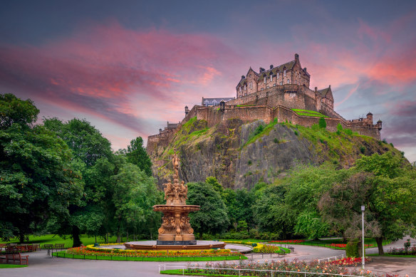 Hard to miss: Edinburgh Castle occupies a lofty hilltop perch in the middle of the city.