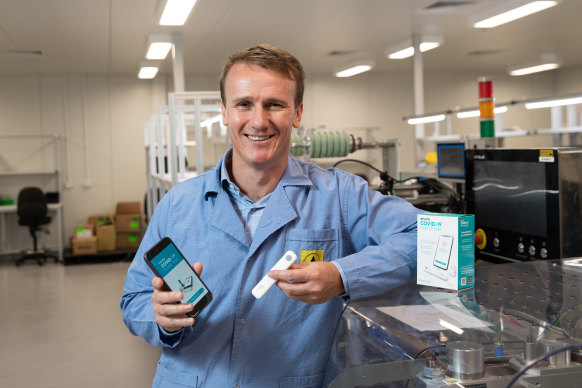 Ellume chief executive Dr Sean Parsons was a finalist for the award.