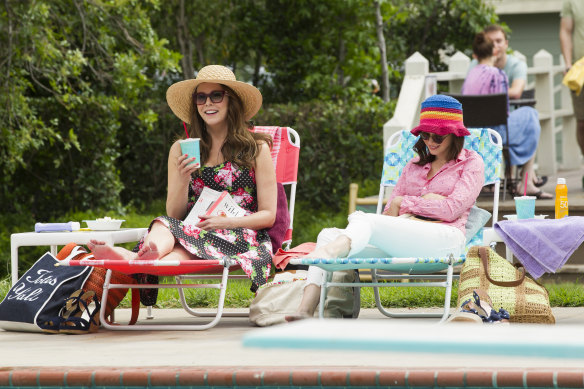 From left: Lauren Graham and Alexis Bledel as mother and daughter in Gilmore Girls: A Year in the Life.