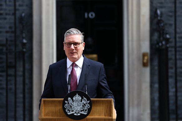 Prime Minister Keir Starmer announces his resignation.