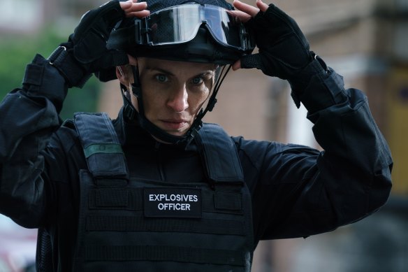 Vicky McClure plays Lana “Wash” Washington, a bomb-squad copper and Afghanistan war veteran in <i>Trigger Point.