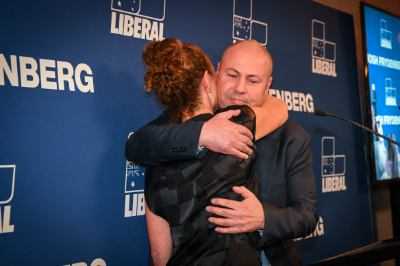 Josh Frydenberg and his wife Amie.