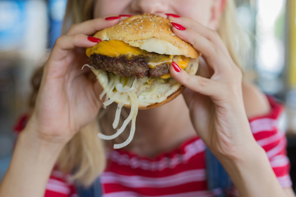 A hamburger bun should be made of flour, salt, yeast and water.