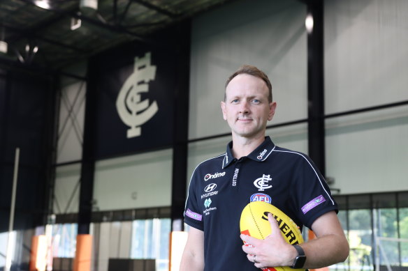 Mathew Buck is Carlton’s new AFLW coach.