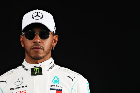 Lewis Hamilton has been racing against himself.