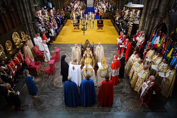 Rob Harris reported on the coronation of King Charles III.