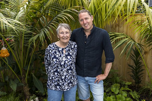 “I recognised in him a lot of the trauma symptoms that I’d experienced,” says Elizabeth Mamchak of her son, Andrew Ferguson. “That made me incredibly sad.” 