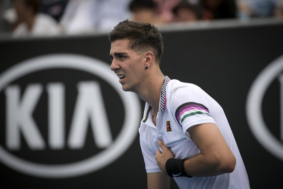 Thanasi Kokkinakis has pulled out with health concerns.