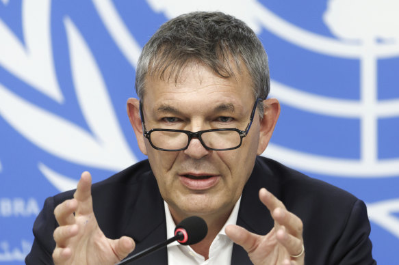 Philippe Lazzarini, Commissioner-General of the United Nations Relief and Works Agency for Palestine Refugees.