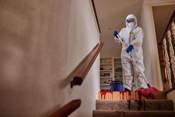 The Cleaning Company features blood, gore and a surprising amount of humanity.