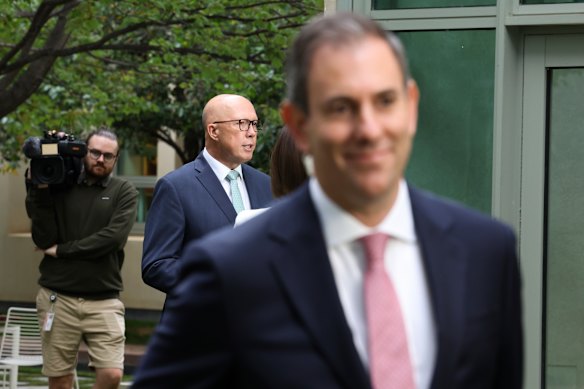 Treasurer Jim Chalmers could not believe his luck when the then opposition leader Peter Dutton opposed the budget tax cuts on the cusp of the federal election in March 2025.