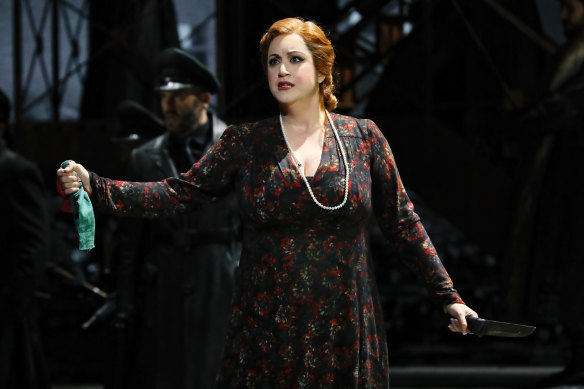 Natalie Aroyan as Odabella in Opera Australia's production of Attila, which has been cancelled.
