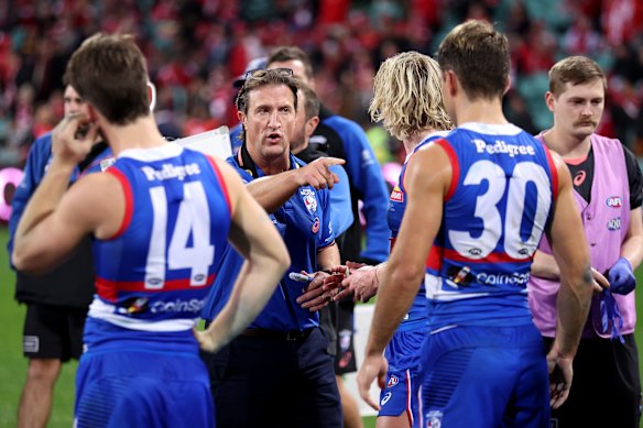 Luke Beveridge says there is plenty of confusion about AFL rulings.
