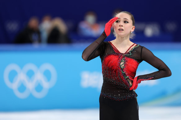 Russian ice-skater Kamila Valieva.