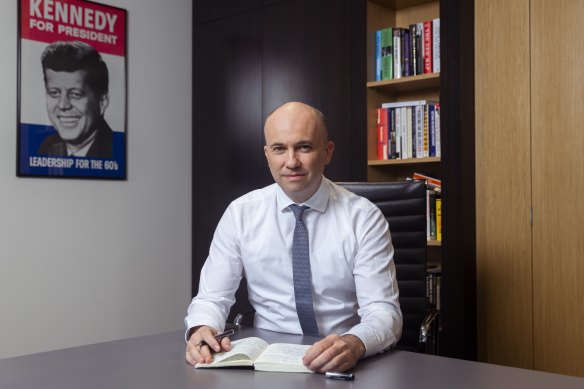 Treasurer Matt Kean is relaxed ahead of releasing his $100 billion budget.