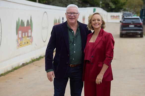 The Block’s Scott Cam, pictured with Shelley Craft, said he was disappointed for those who didn’t sell.