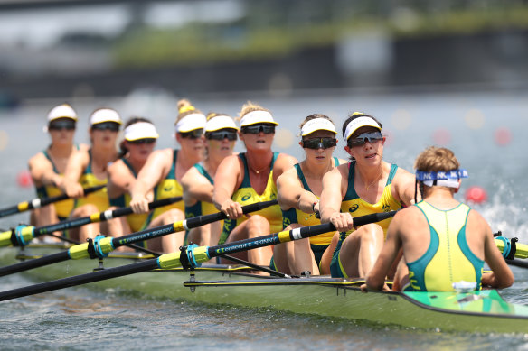 Australia’s women’s eight.