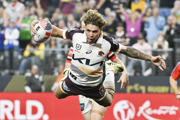 Reece Walsh in full flight is one of the best sights in the game.