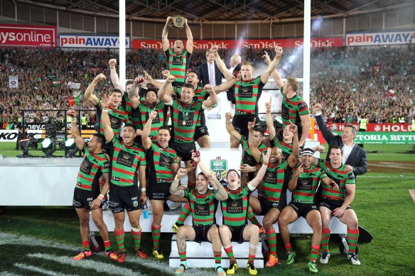 The 2014 premiership-winning Rabbitohs.