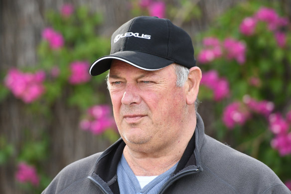 Trainer Mike Moroney was farewelled at a Flemington memorial service on Tuesday.