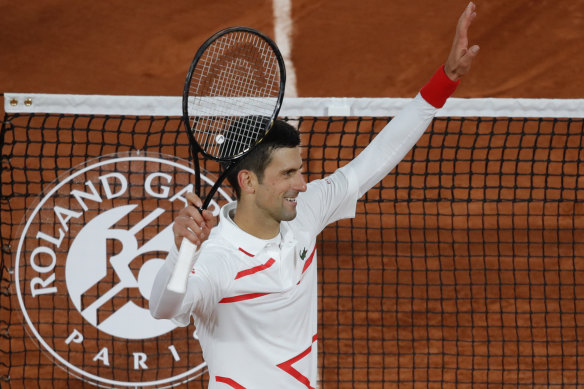 Novak Djokovic 's biggest concern in his win was the rain.