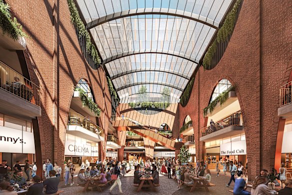 The new Woods Bagot-designed Adelaide Central Market Arcade.