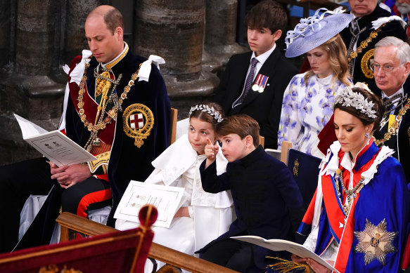 The Princess of Wales and Princess Charlotte wore Sarah Burton designs to the King’s coronation in May.